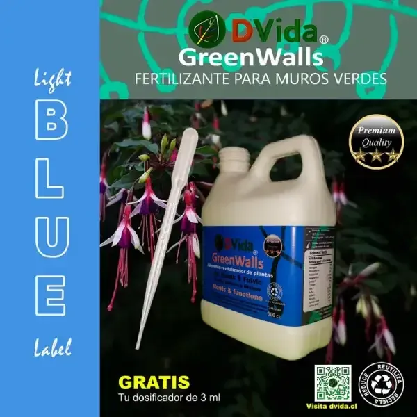 Nutrientes para muros verdes dvida lightblue