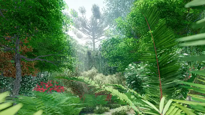 Proyección del bosque nativo restaurado en el Parque Isabel Riquelme, Lautaro